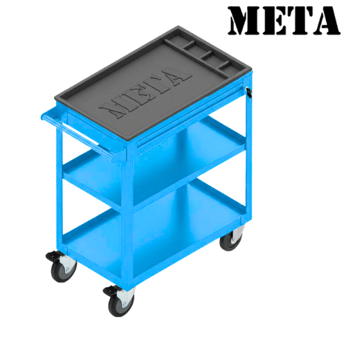รถเข็นเครื่องมือช่าง META TP-760-BL สีฟ้า_1